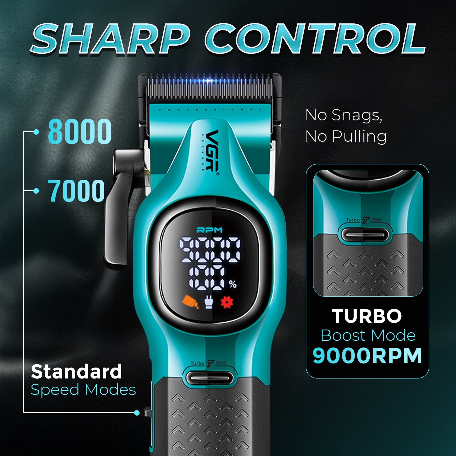 VGR V-886C Professional Hair Clipper