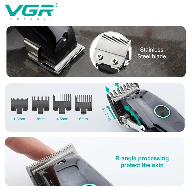VGR V-969 Professional Hair Clipper for Men with 180 Min Runtime