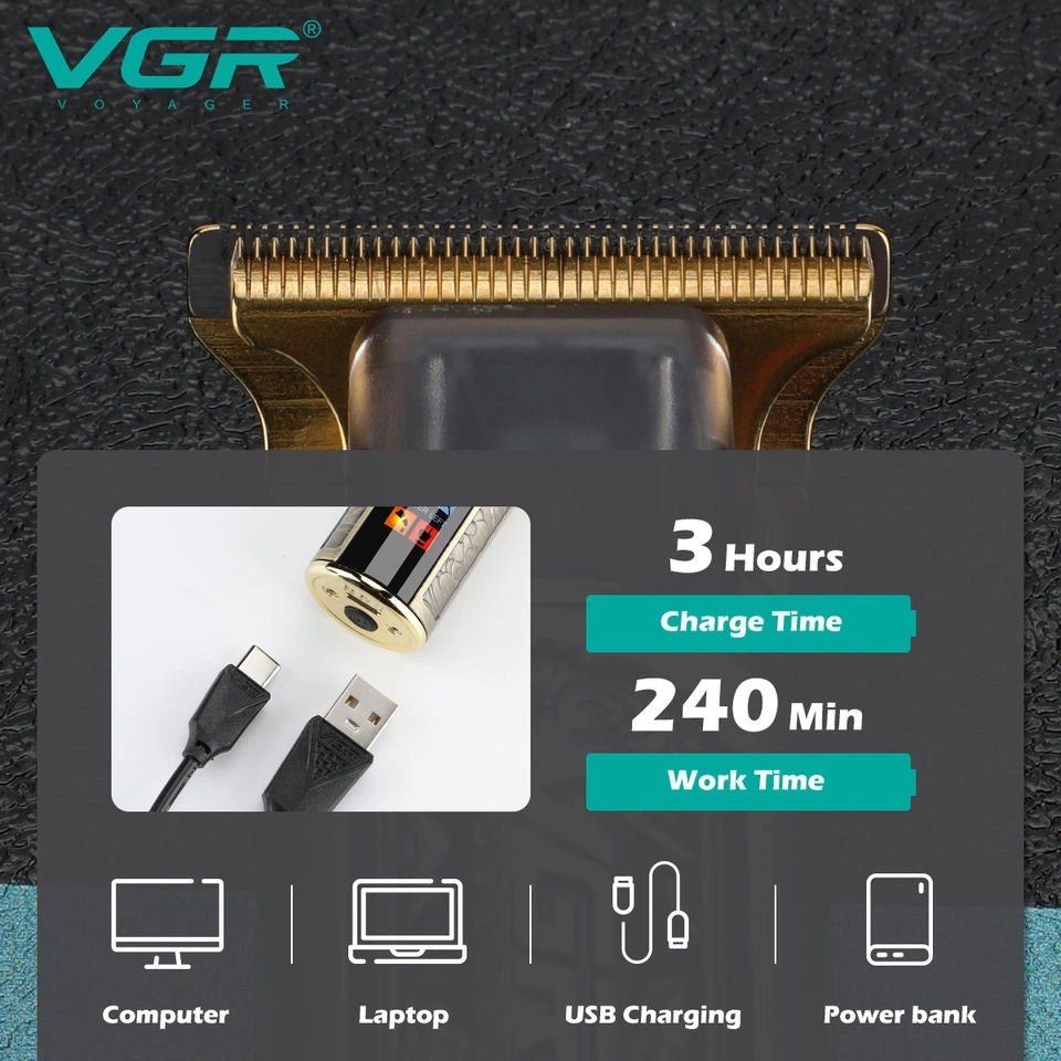VGR V-073 Hair Trimmer For Men, Gold