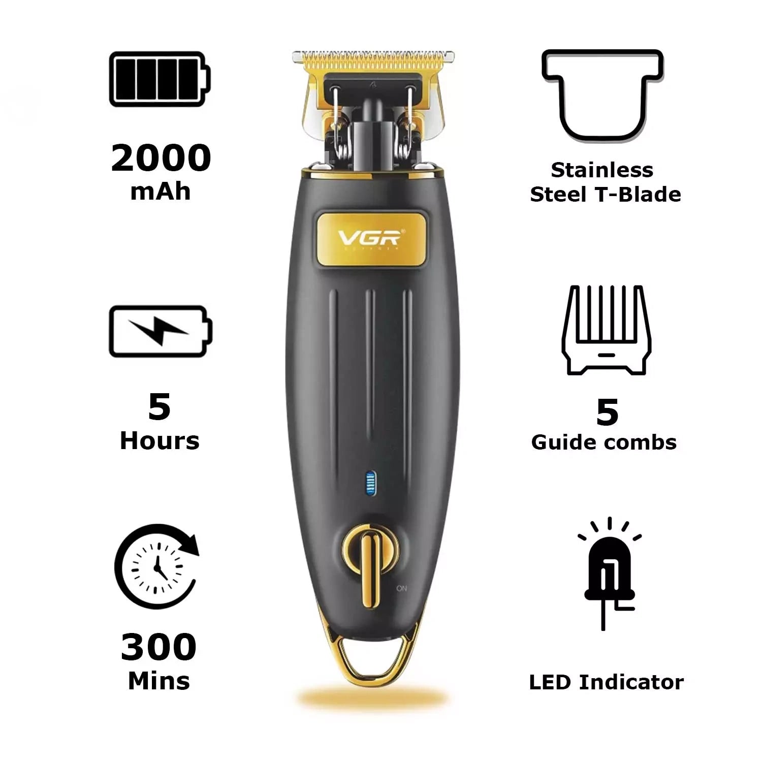 VGR V-192 Hair Trimmer For Men
