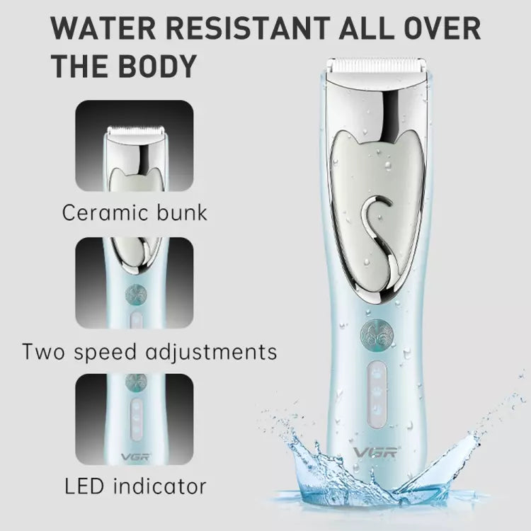 VGR V-203 Hair Clipper For Pets, Green