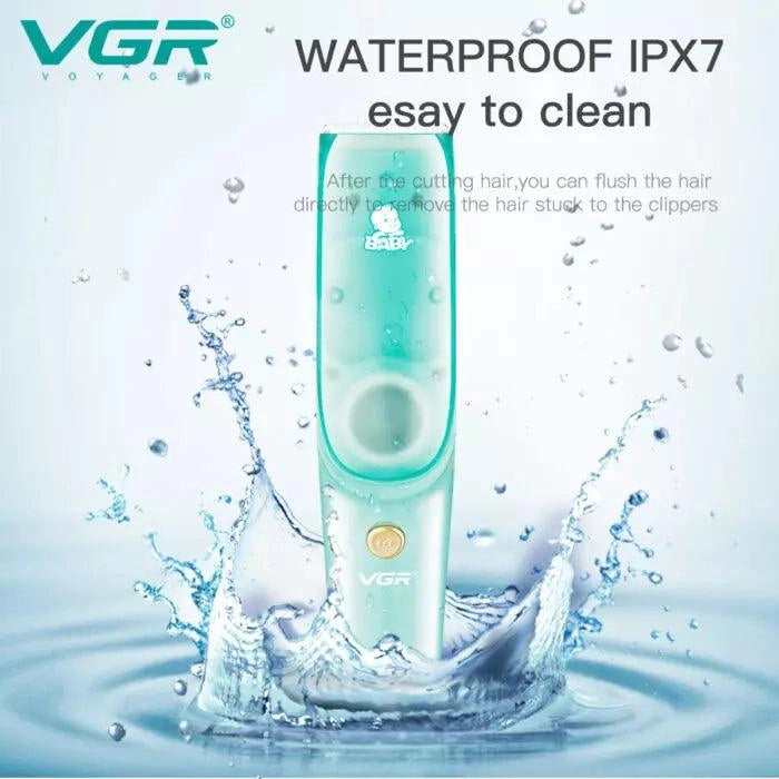 VGR V-151 Baby Vacuum Hair Clipper, Green