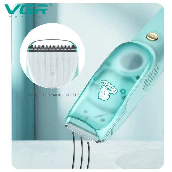 VGR V-151 Baby Vacuum Hair Clipper, Green