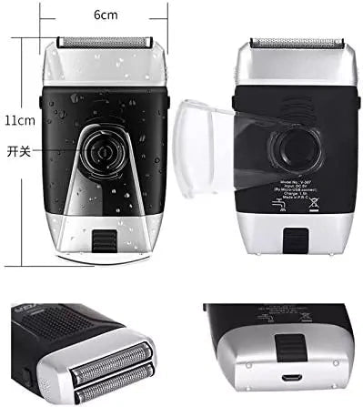 VGR V-307 IPX5 Waterproof Shaver For Men, Black
