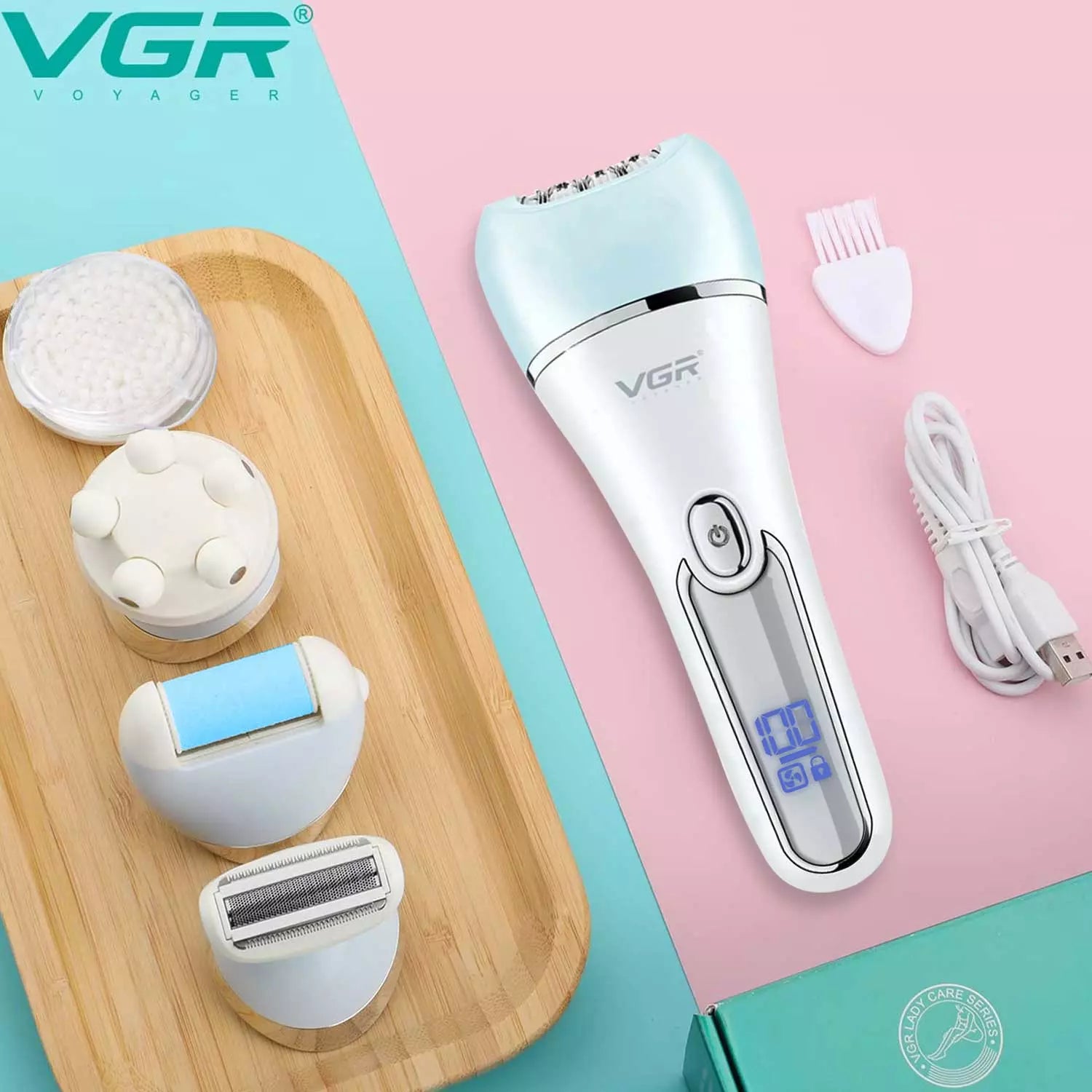 VGR V-733 Professional 6 In 1 Lady Care Set