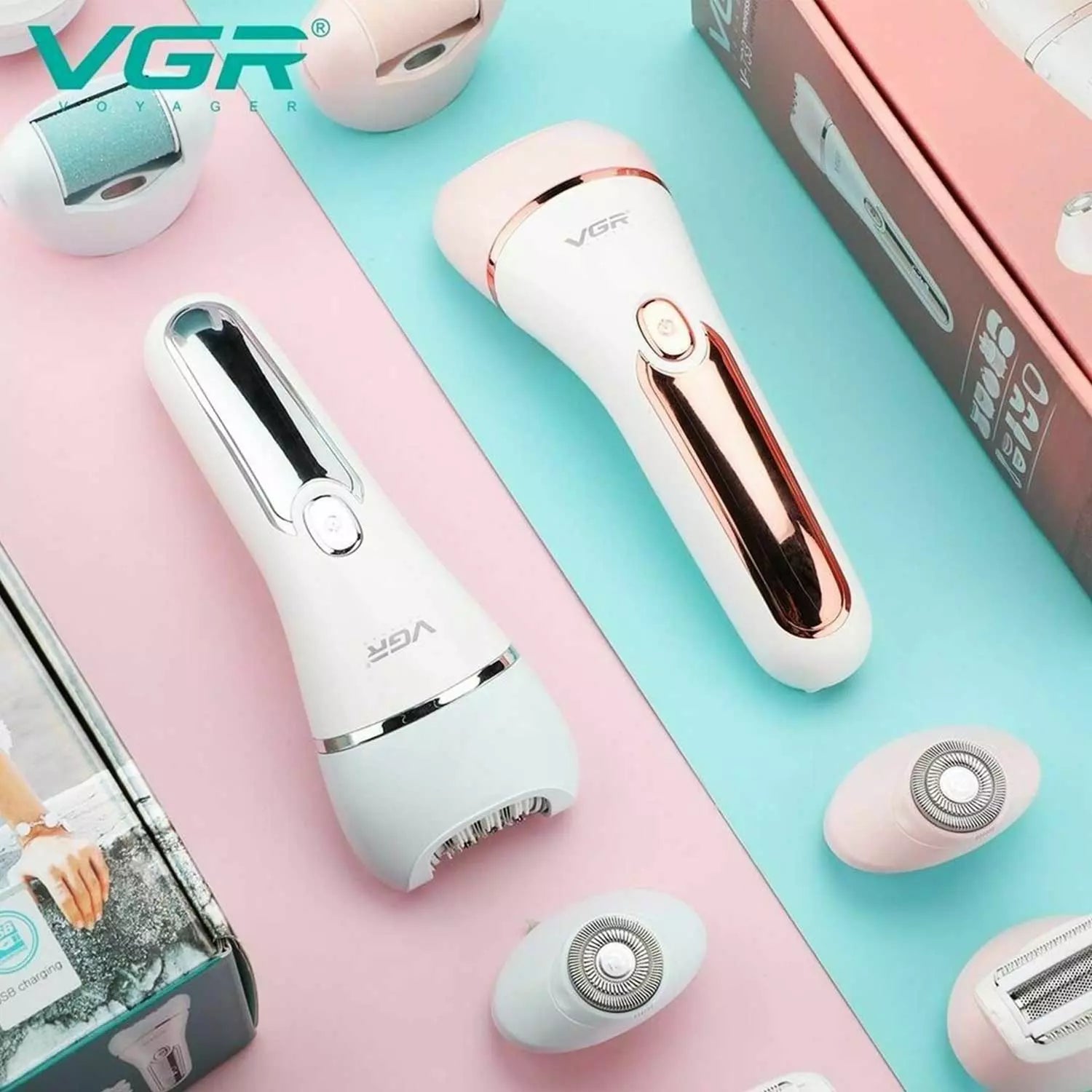 VGR V-733 Professional 6 In 1 Lady Care Set