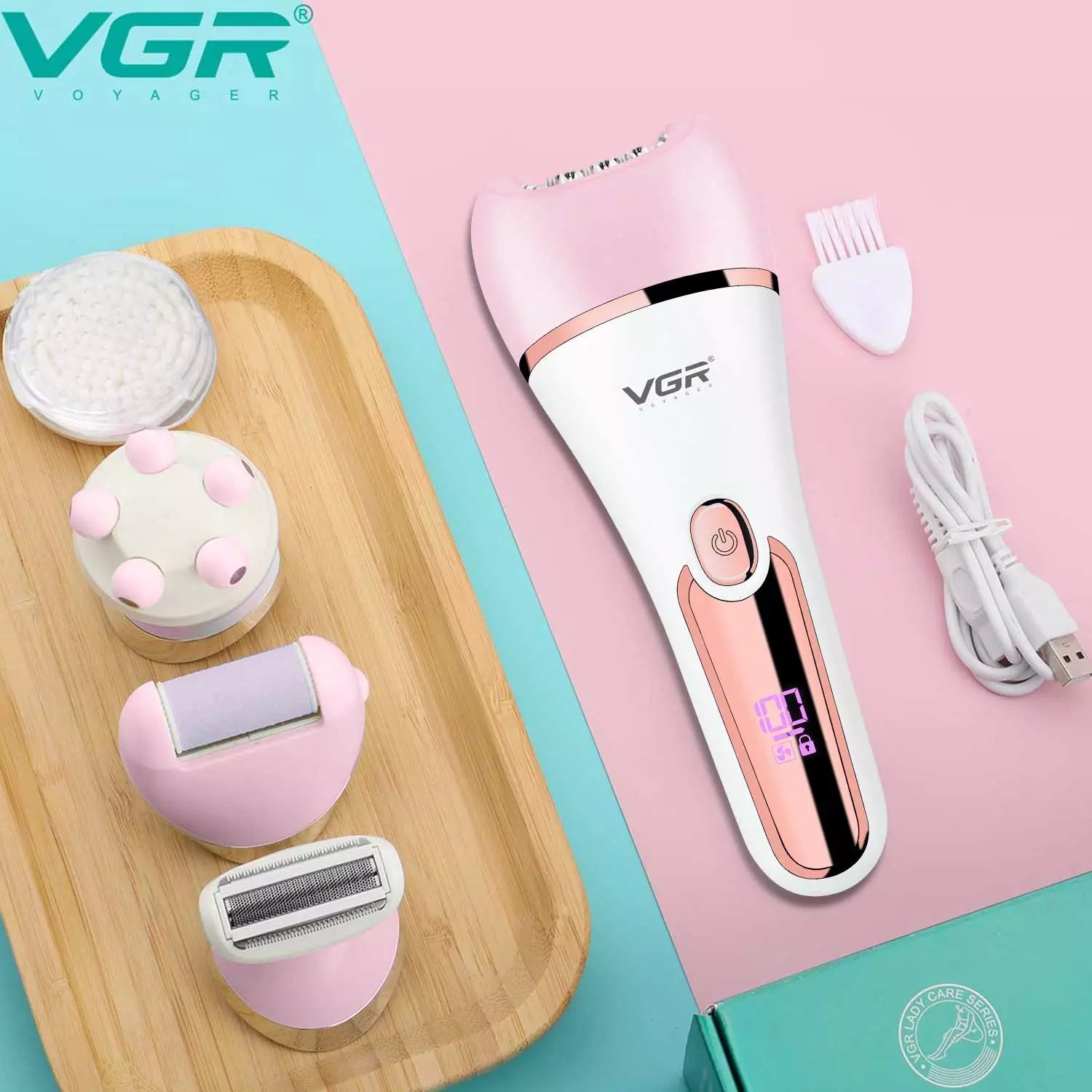 VGR V-733 Professional 6 In 1 Lady Care Set