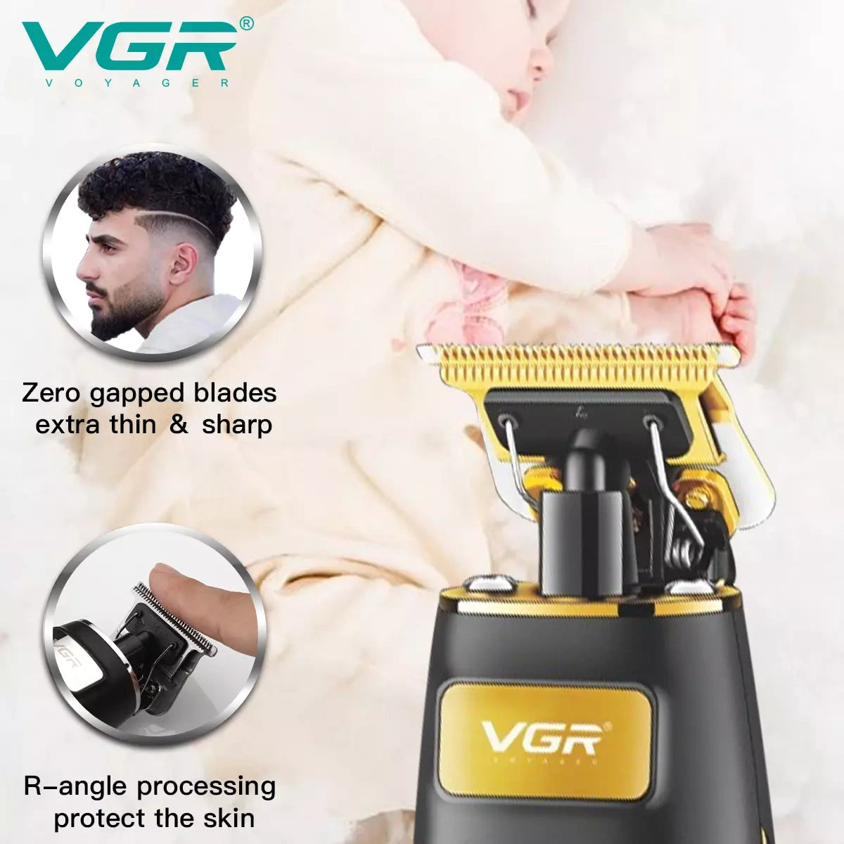 VGR V-192 Hair Trimmer For Men