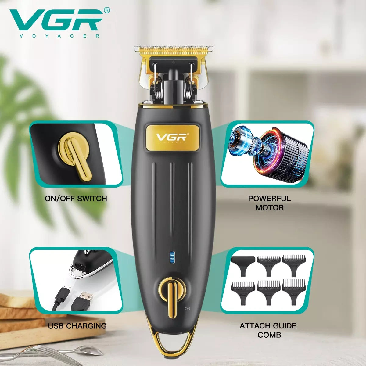 VGR V-192 Hair Trimmer For Men