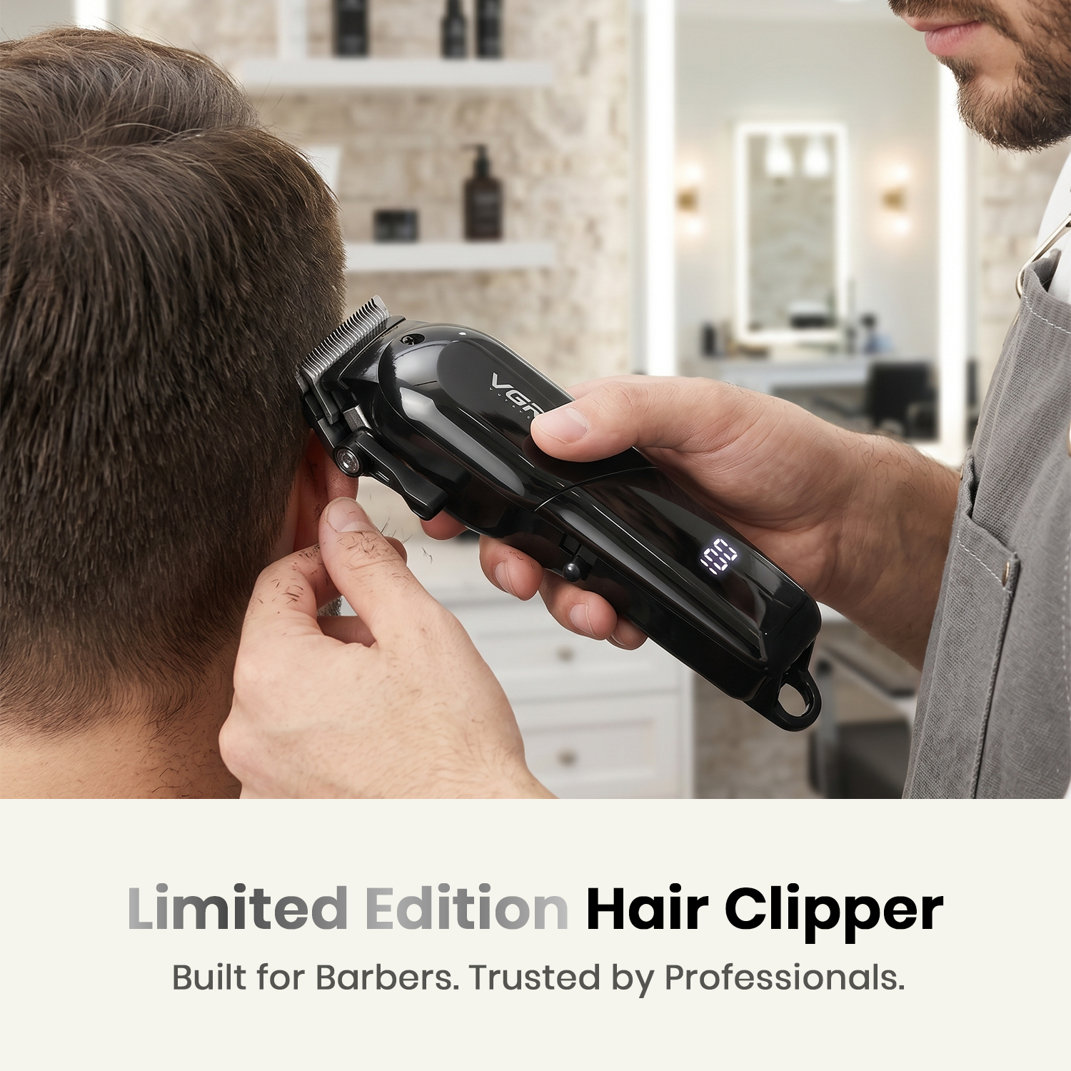 VGR VL-118 Limited Edition Hair Clipper For Men, Black