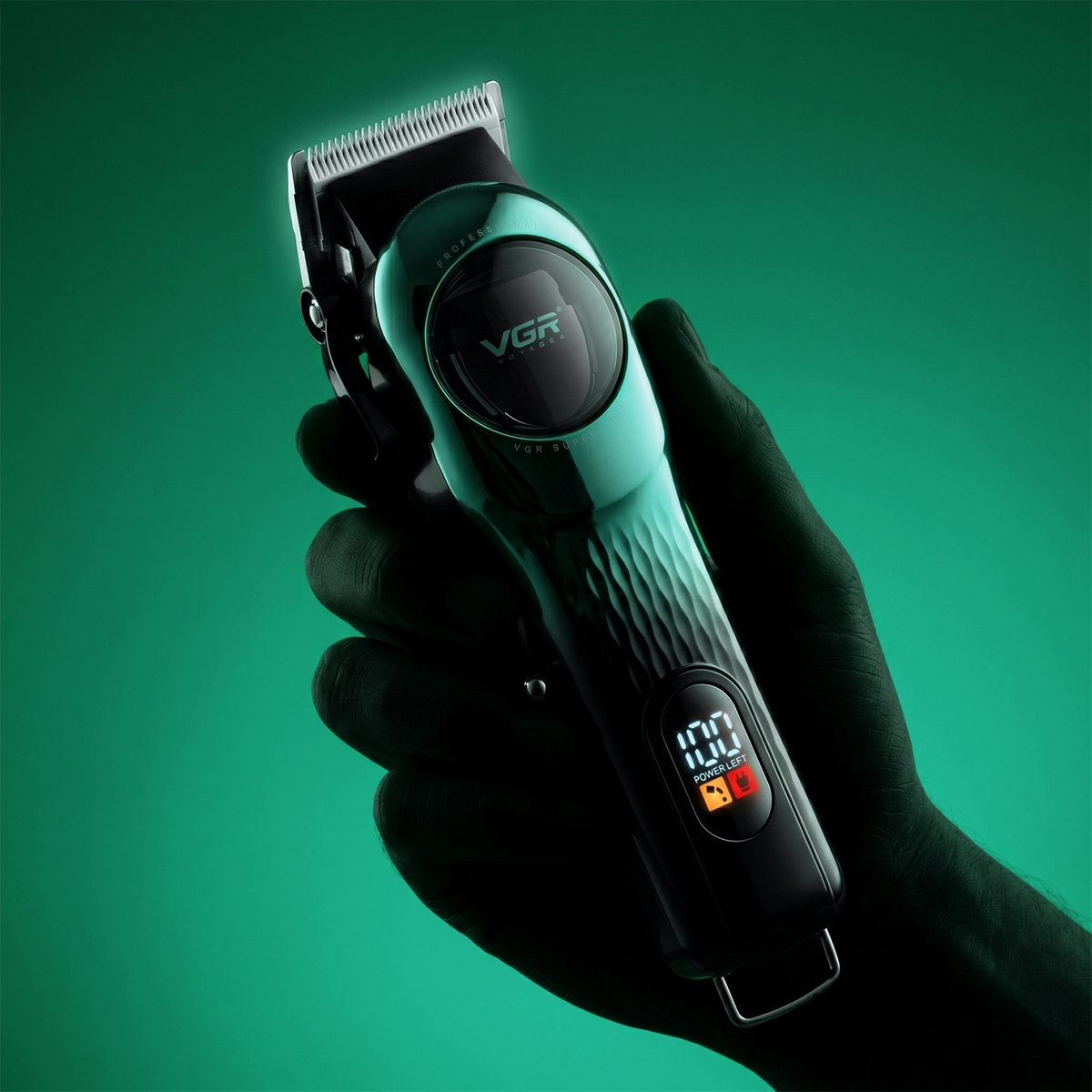 VGR V-166 Professional Hair Clipper for Salon Professionals and Personal Use, Green