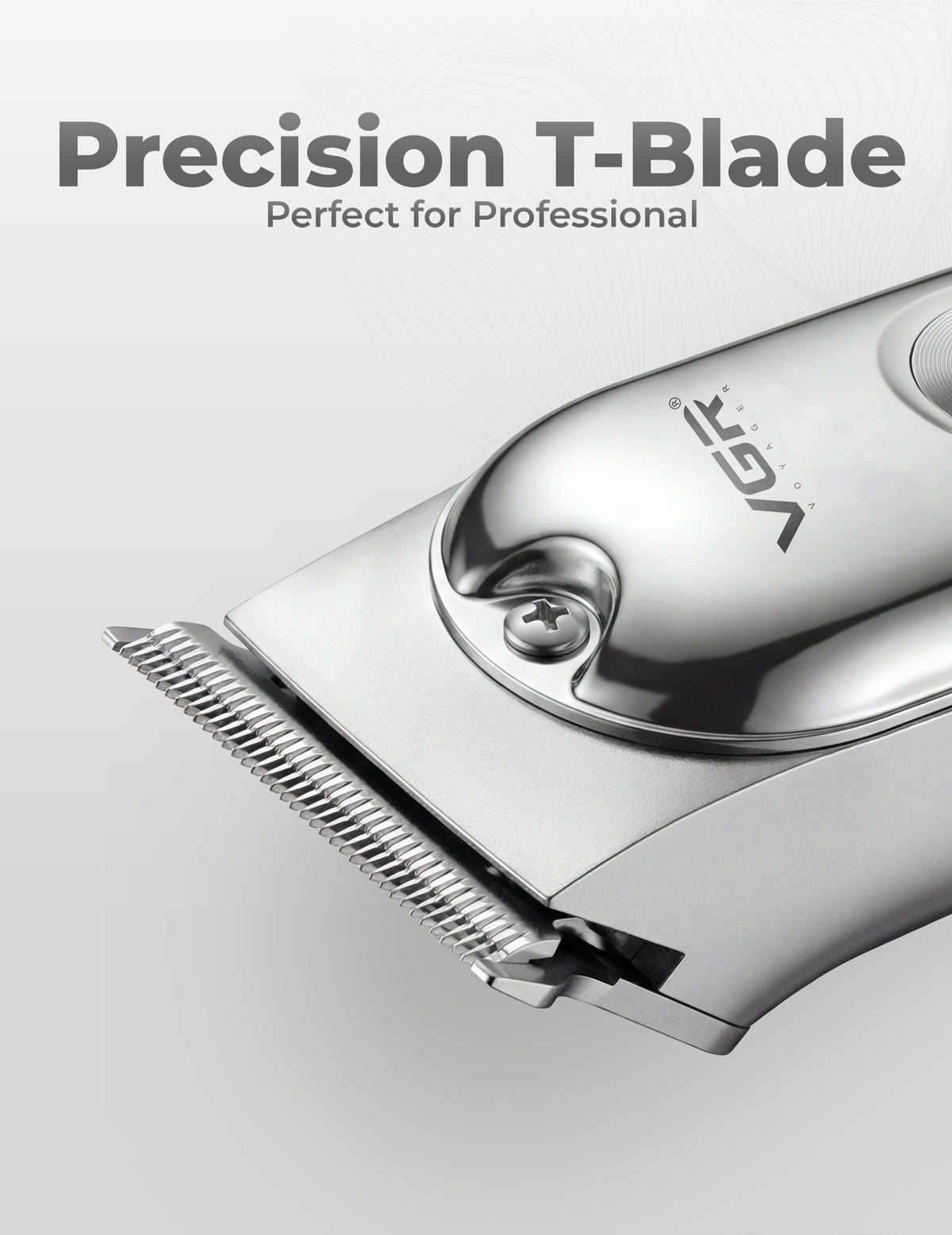 VGR V-071 Professional Hair Trimmer For Men with 120 Min Runtime, Silver