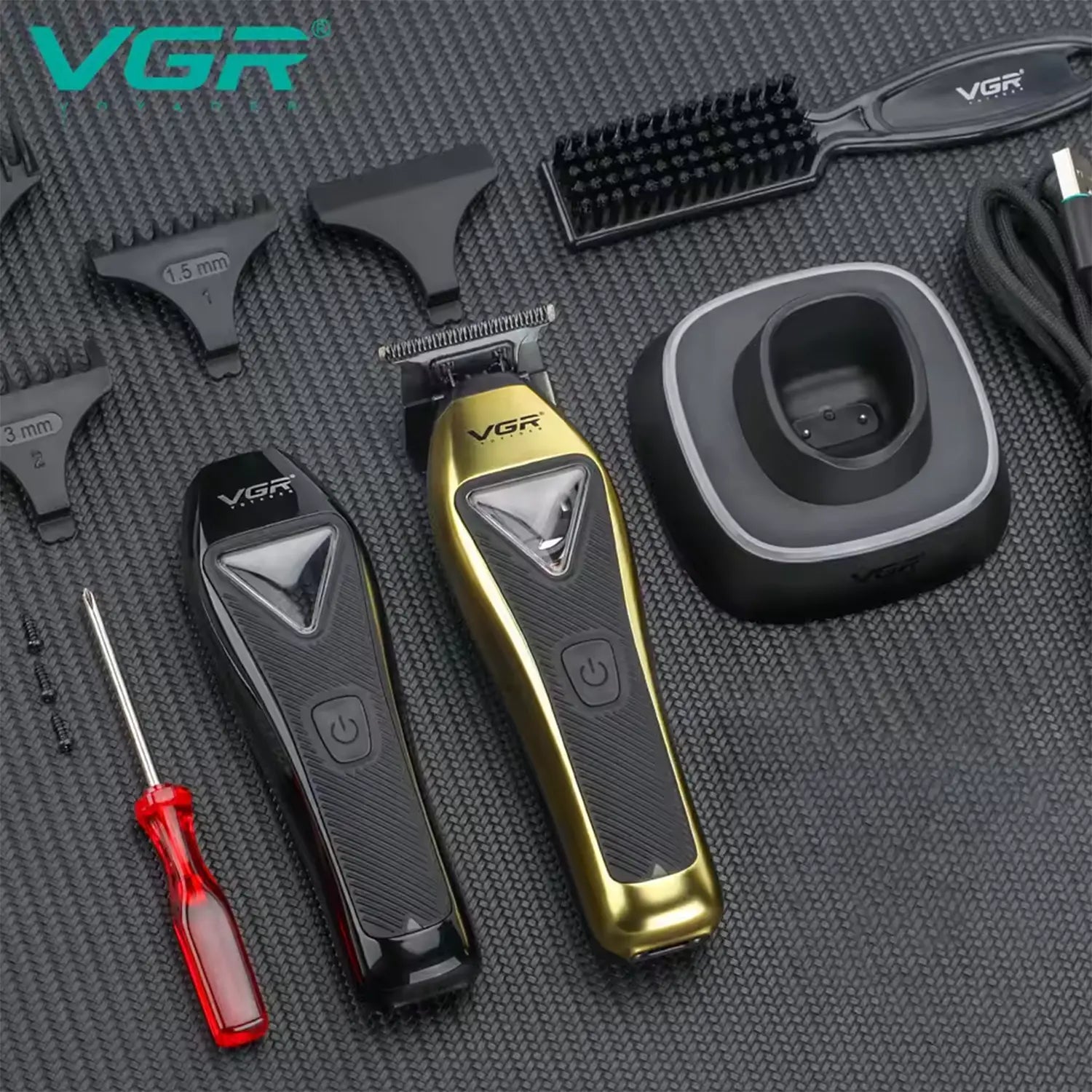 VGR V-994 Professional Salon Series Hair Trimmer for Men, Gold