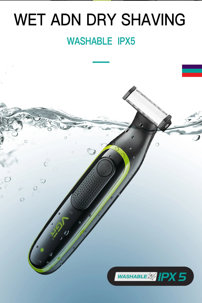 VGR V-017 Men's Electric Beard Shaver, Black