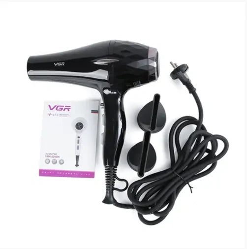 VGR V-413 Hair Dryer For Women, Black