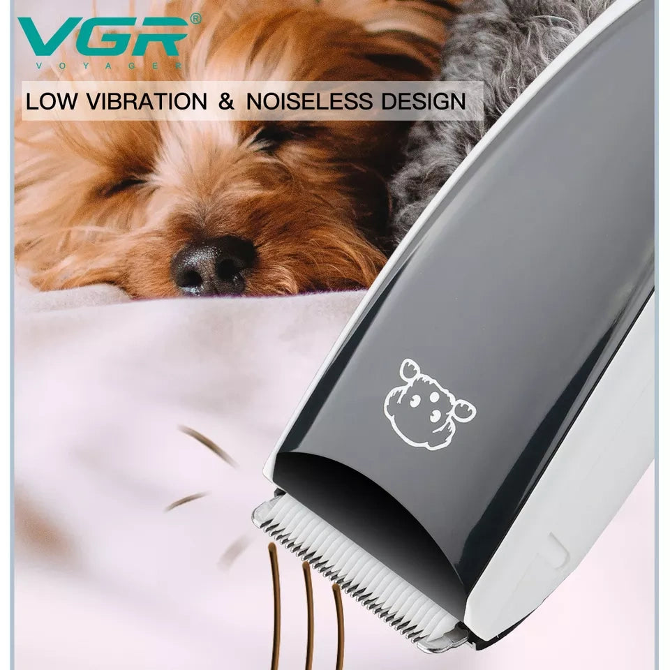 VGR V-232 Waterproof IPX7 Hair Clipper For Pets, White
