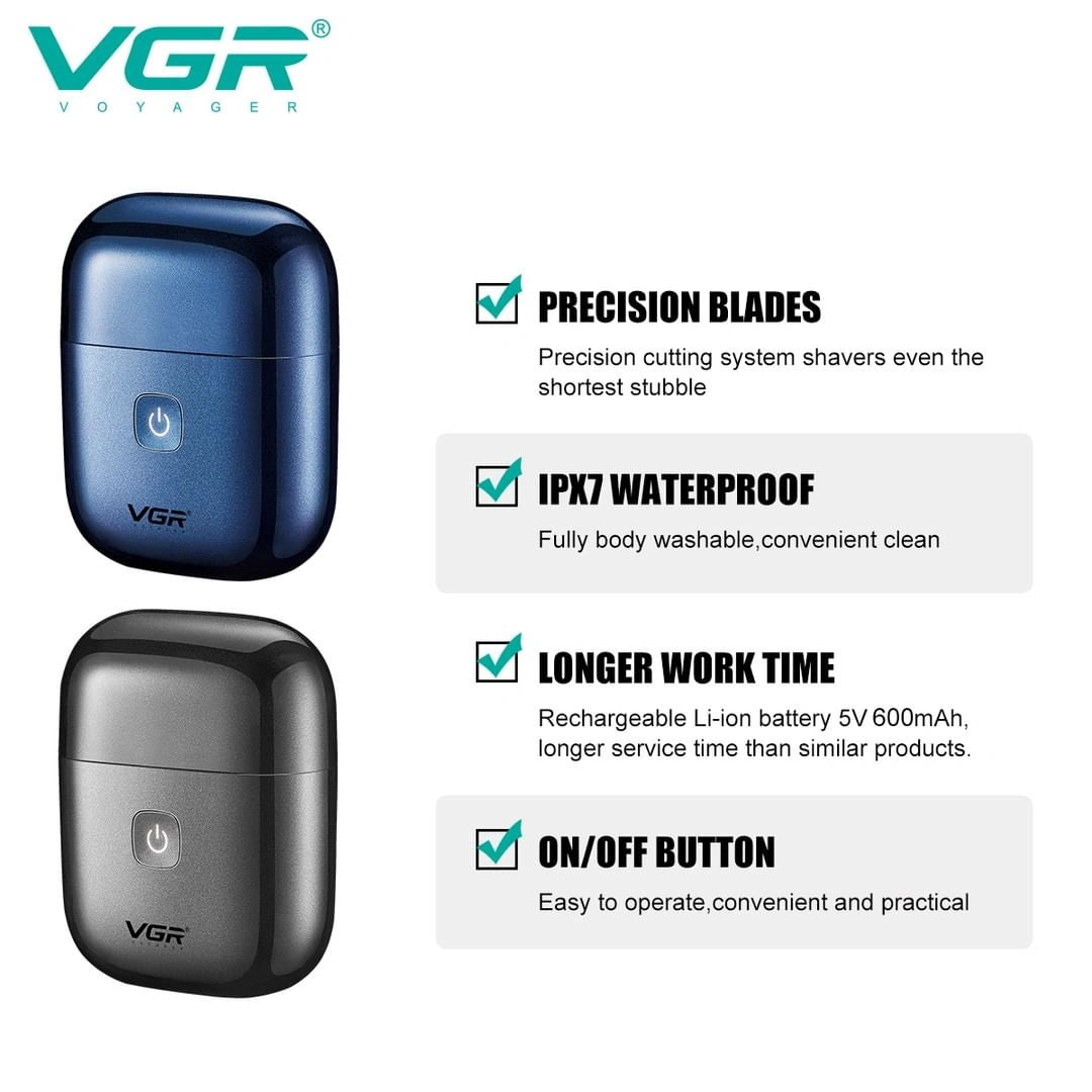 VGR V-340 Professional Foil Shaver with IPX7 Waterproof Shaver For Men