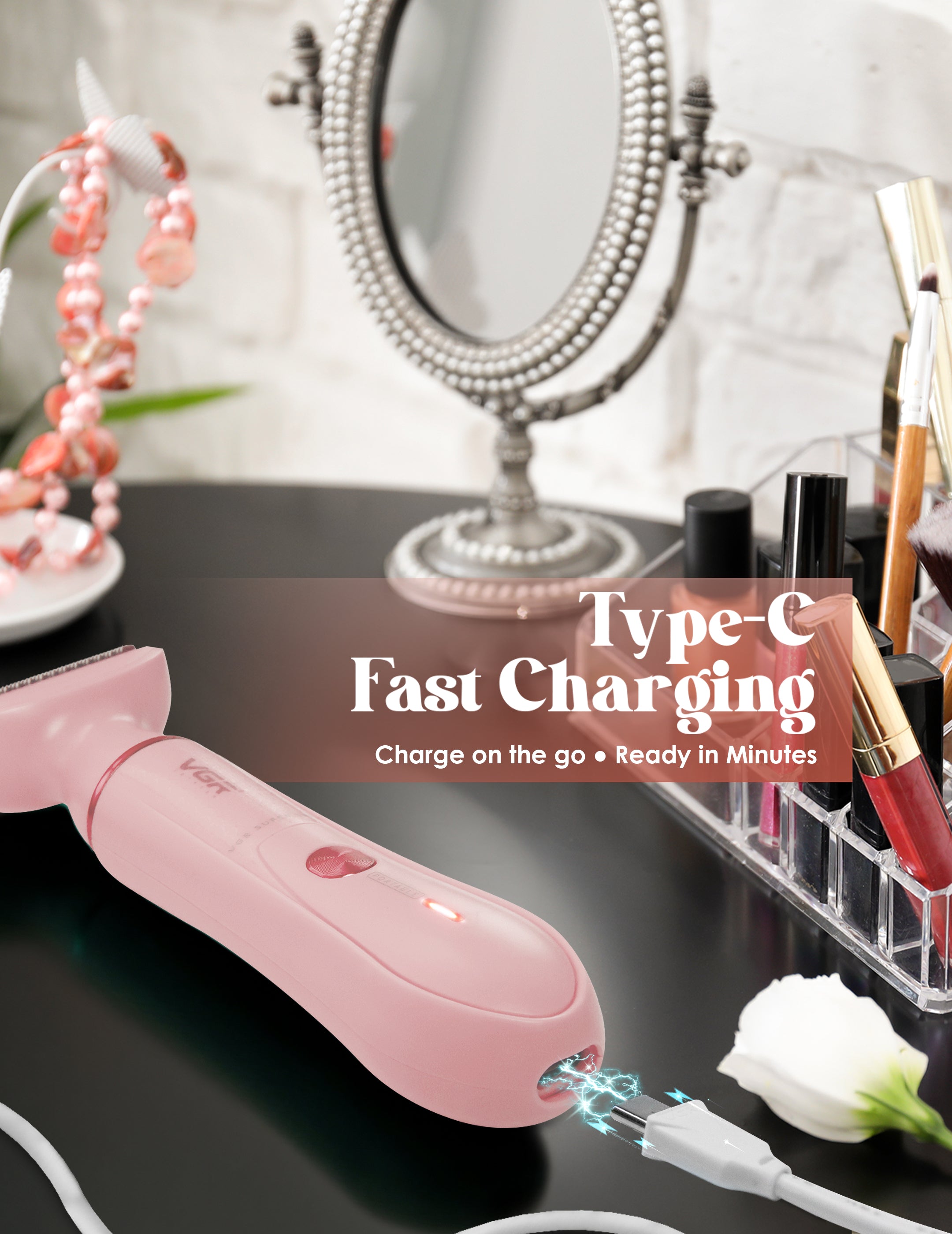 VGR V-761 Female 4-in-1 Bikini Grooming Kit