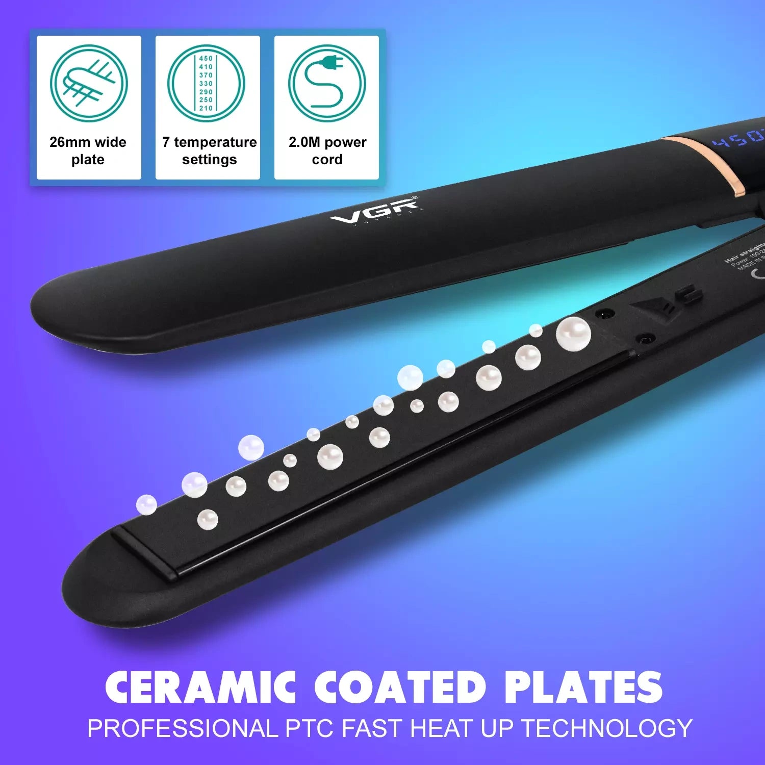 VGR V-515 Hair Straightener For Women