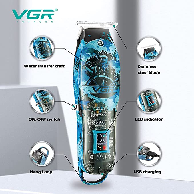 VGR V-923 hair trimmer’s. Blades is made up of premium stainless steel.