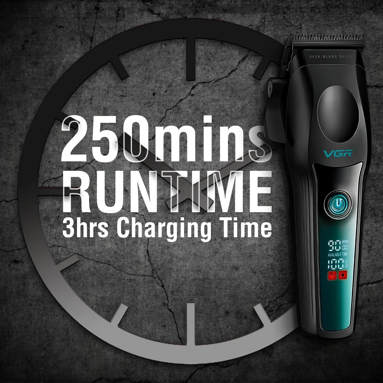 VGR V-195 Professional Hair Clipper