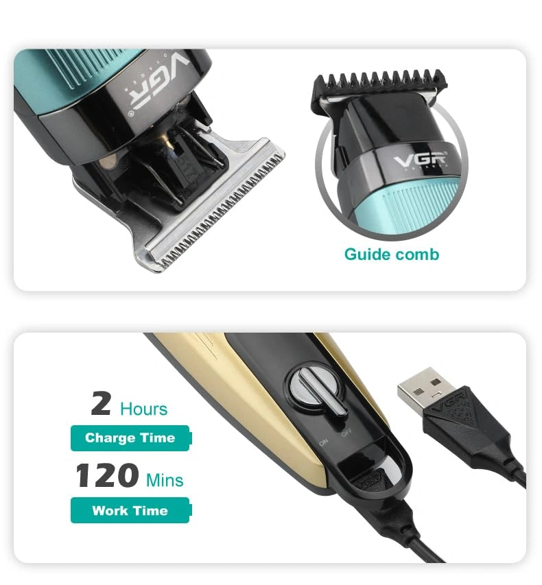 VGR V-975 Professional Salon Series Hair Trimmer for Mens & Boys
