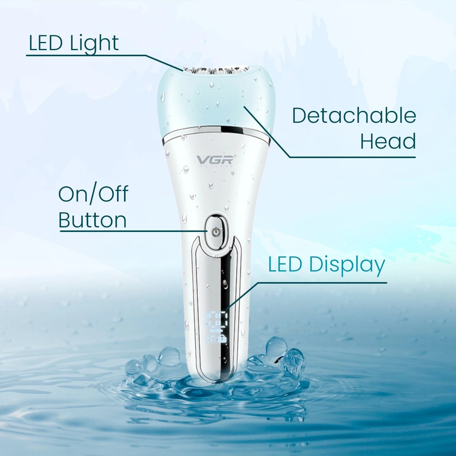 VGR V-733 Professional 6 In 1 Lady Care Set