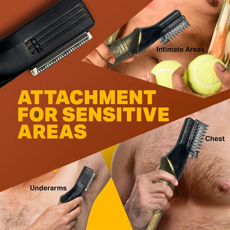 VGR V-106 Men's 16 in 1 Grooming Kit Gold