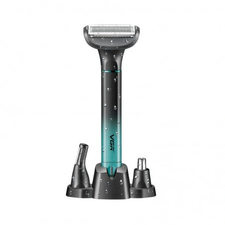 VGR V-625 3-IN-1 Grooming Kit For Men (Green)