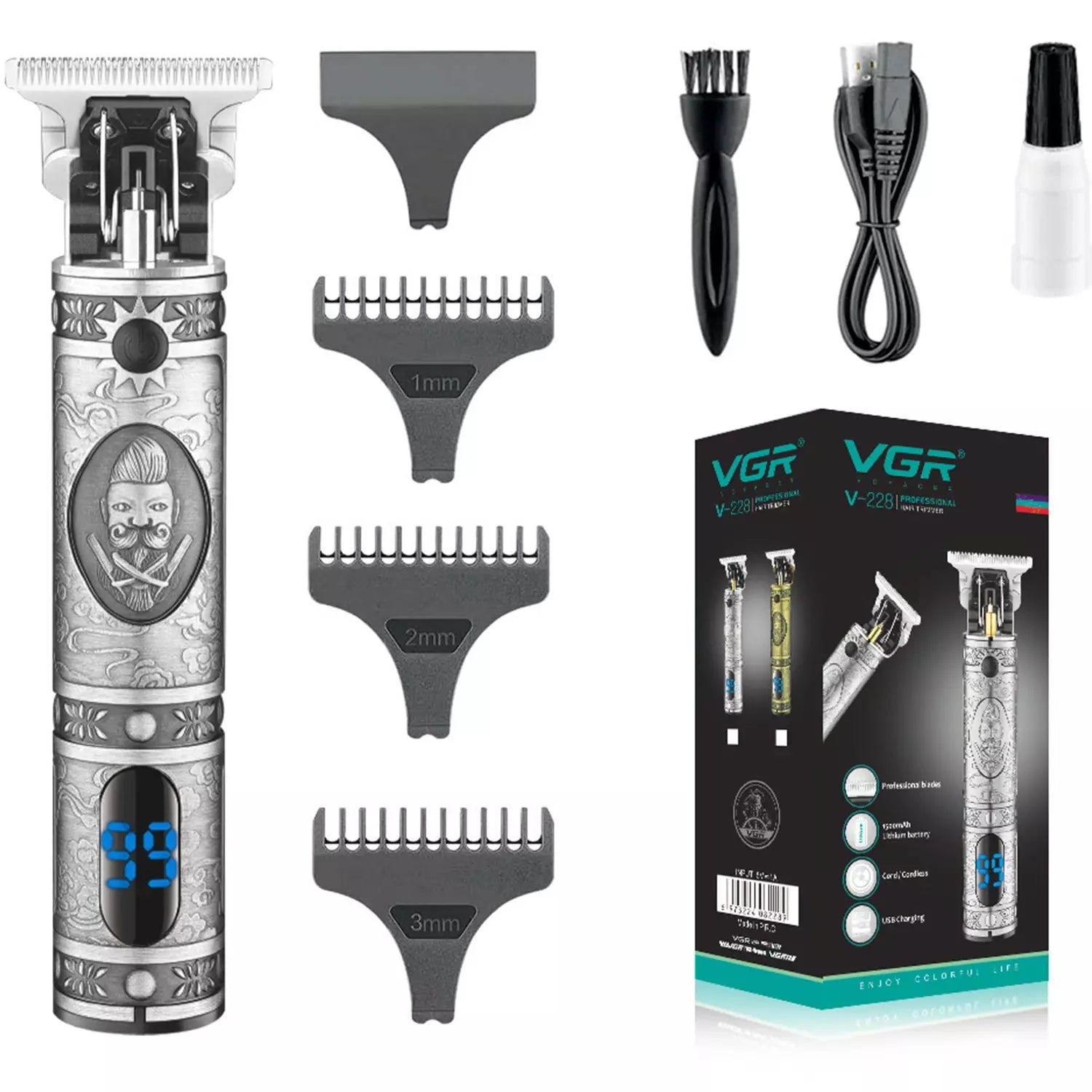 VGR V-228 Hair Trimmer For Men