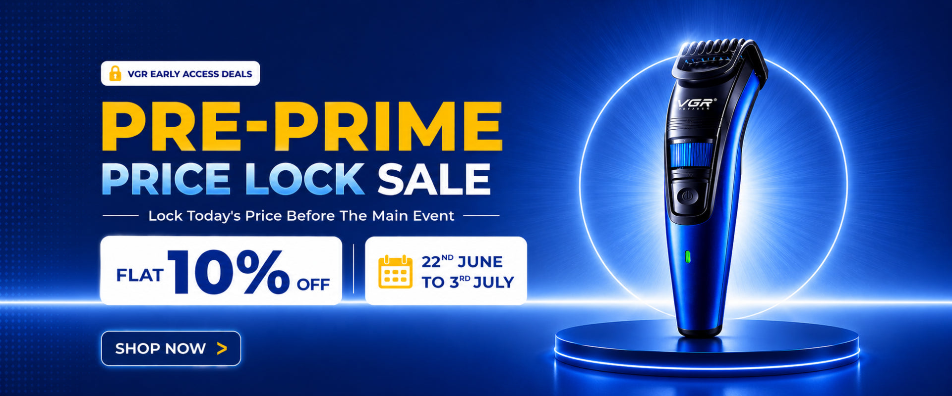Pre-Prime Sale: Trimmers, Clippers & Shavers at Best Price