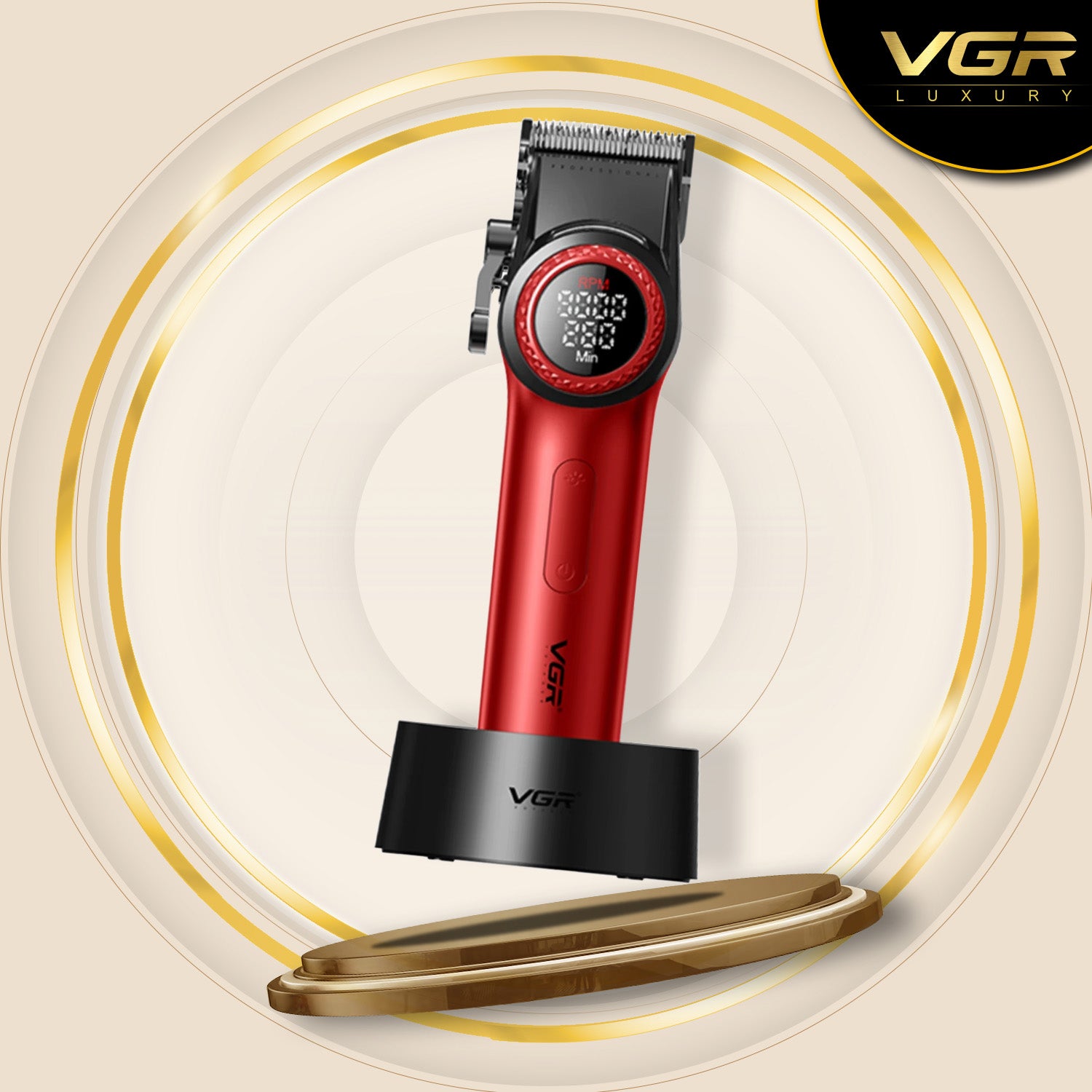 VGR V-001 Professional Hair Clipper For Men, Green