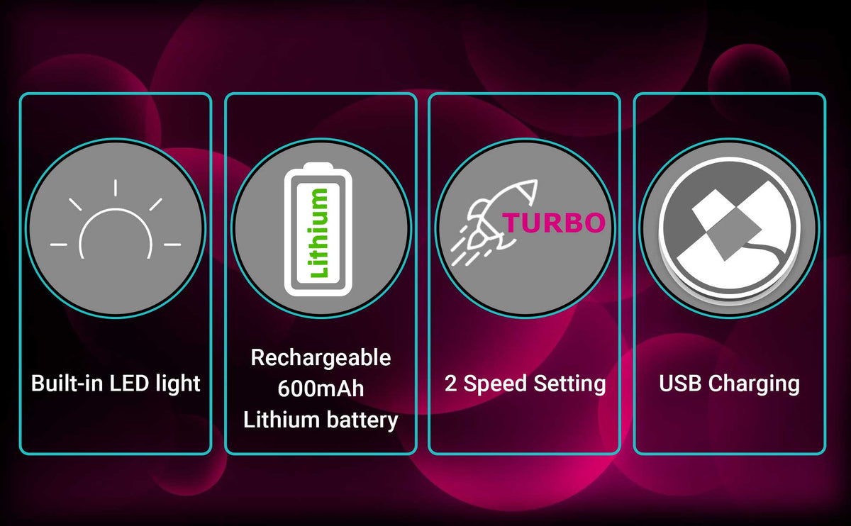 VGR V-722 Epilator For Women, 50 Min Runtime, 600mAh Battery, Pink