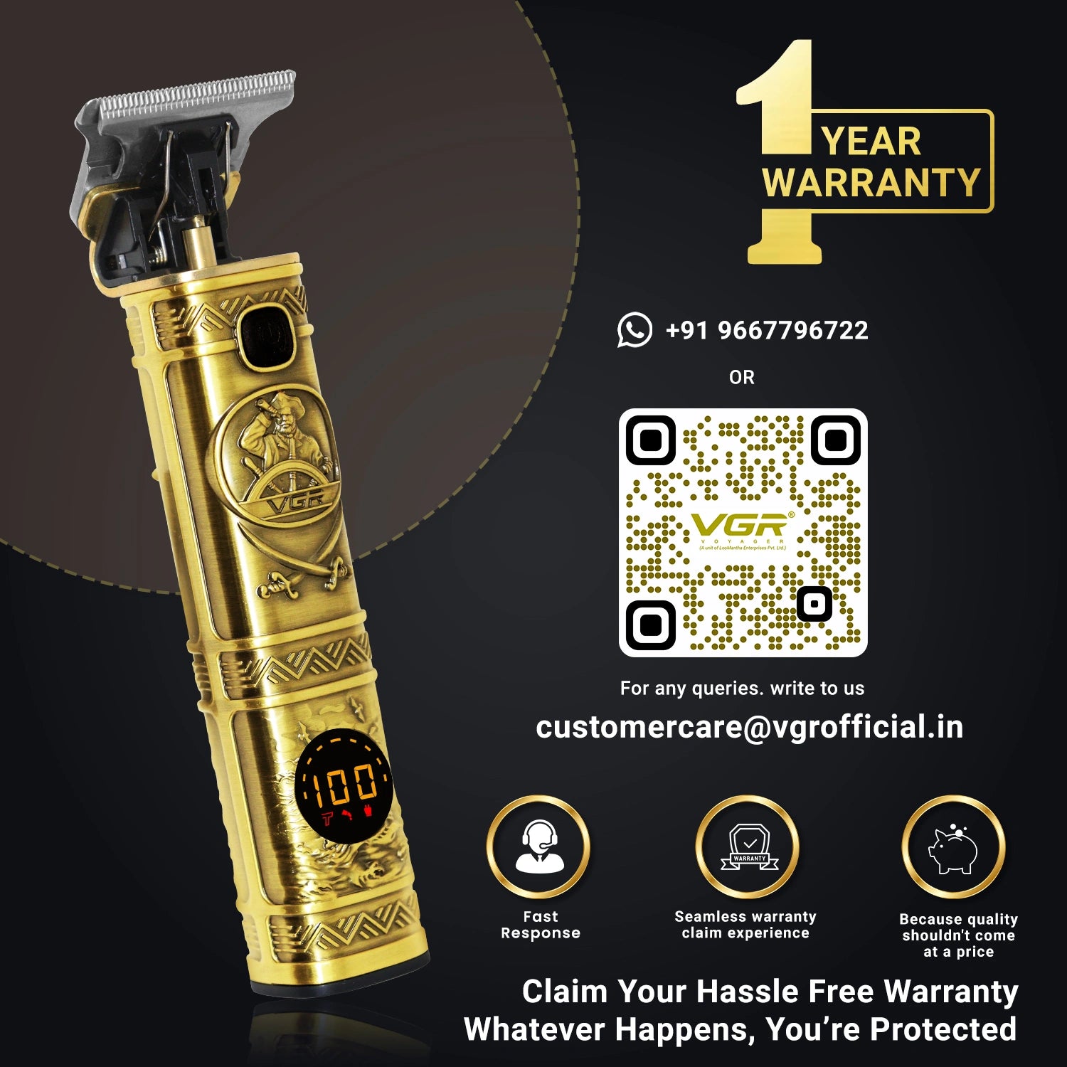 VGR VL-097 Limited Edition Hair Trimmer For Men