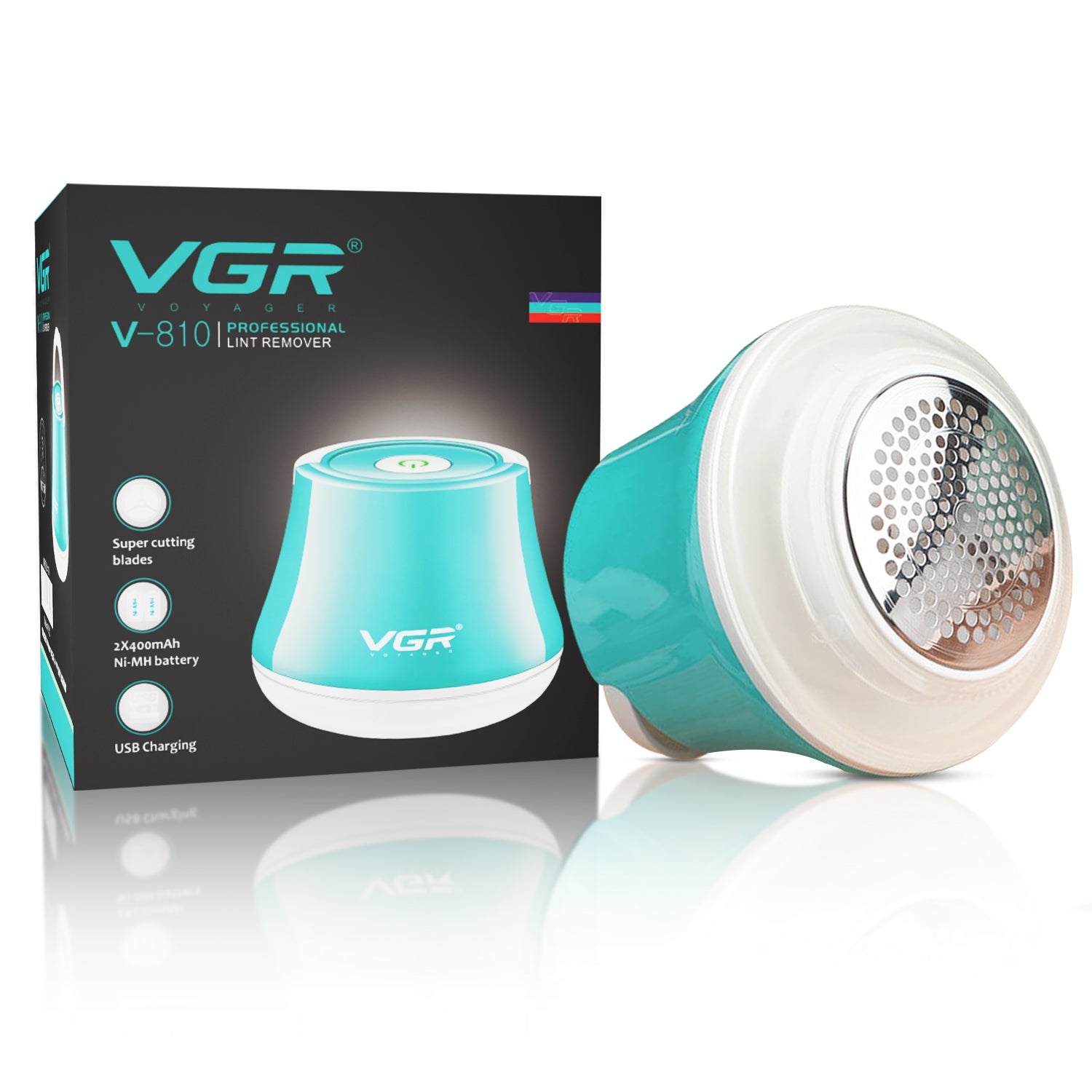 VGR V-810 Professional Rechargeable Lint Remover, Blue