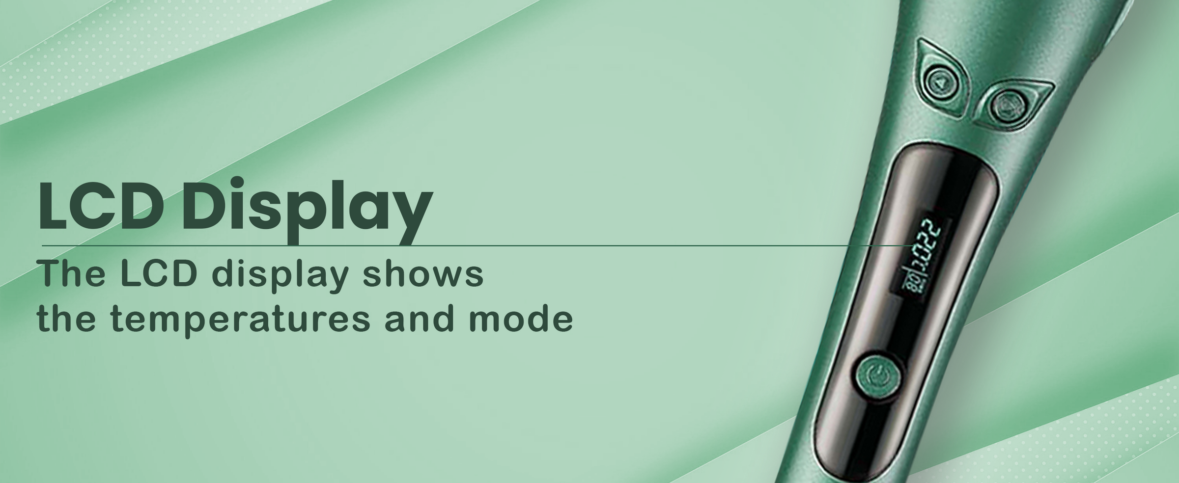 VGR V-583 Automatic Hair Curler For Women (Green)