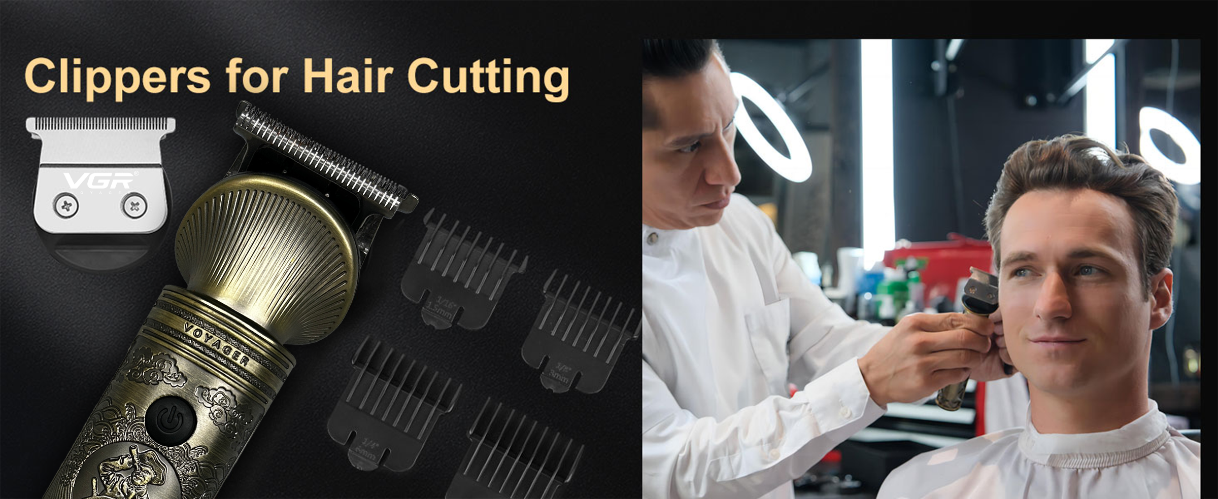 VGR V-106 Men's 16 in 1 Grooming Kit Gold