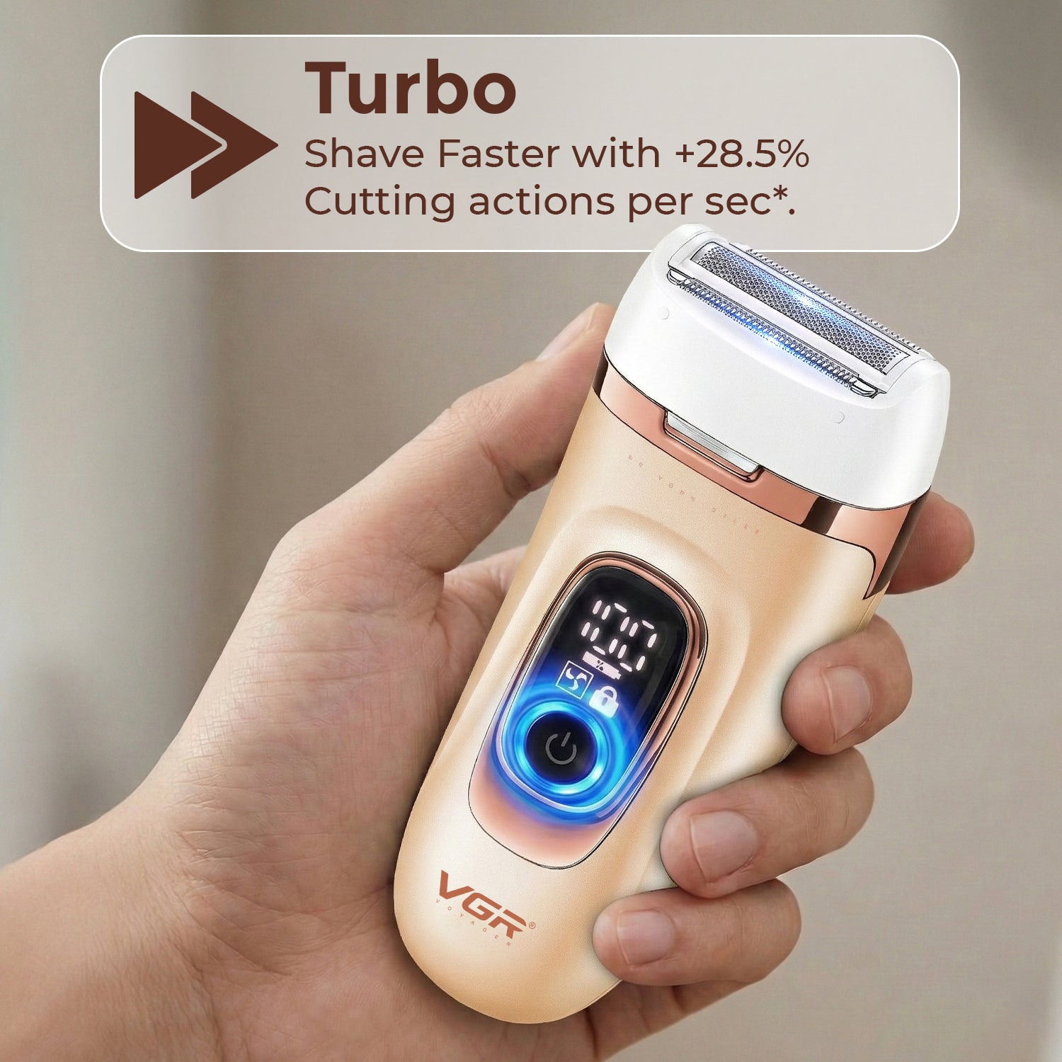 VGR V-762 Professional 3-IN-1 Lady Epilator for Women