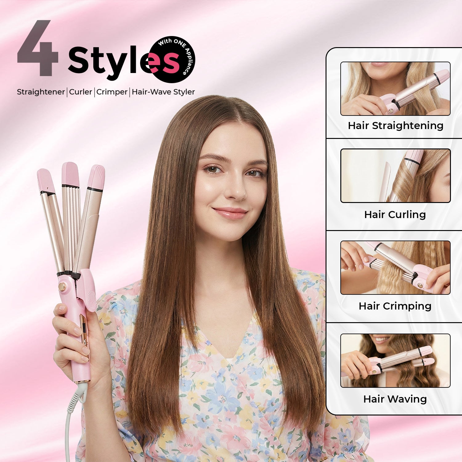 VGR V-570 4-in-1 Hair Straightening