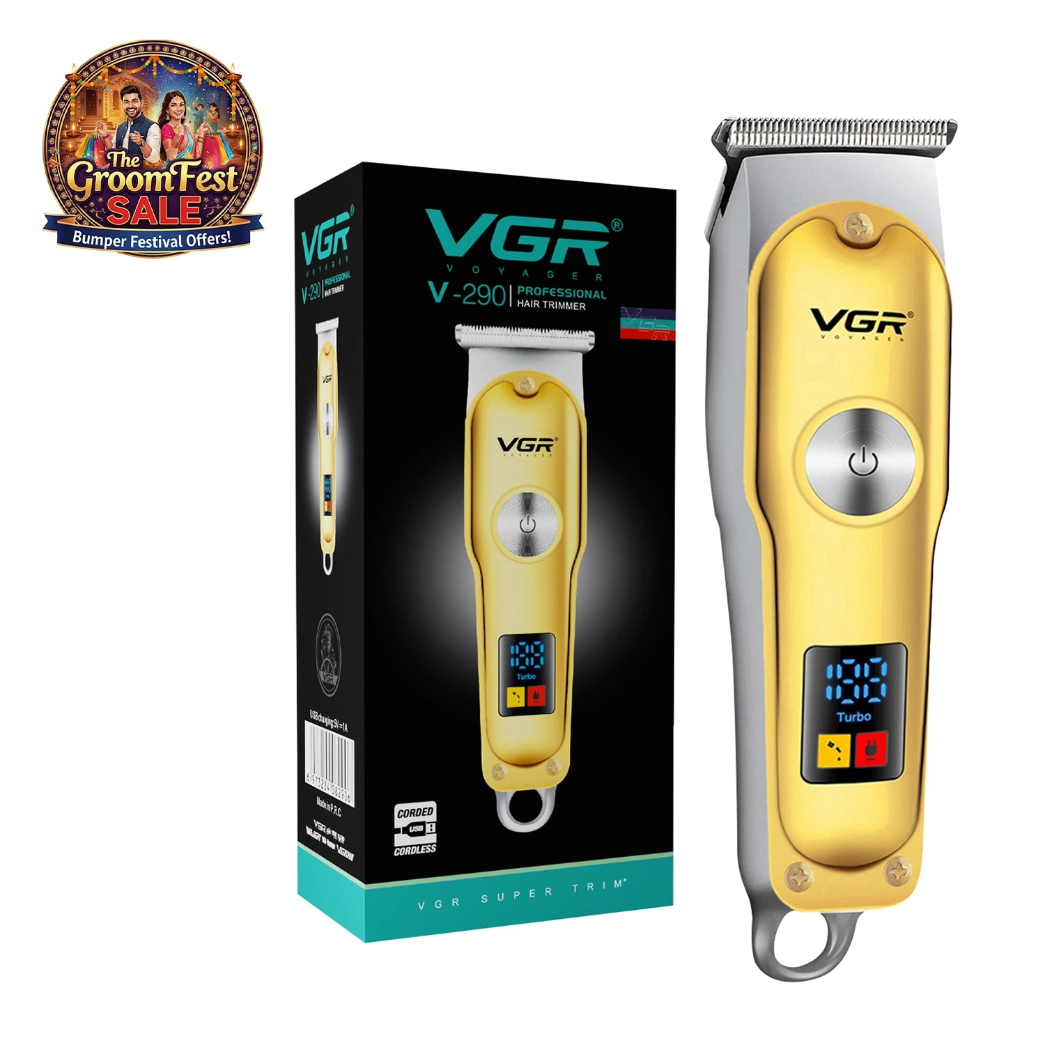 VGR V-290 Hair Trimmer For Men