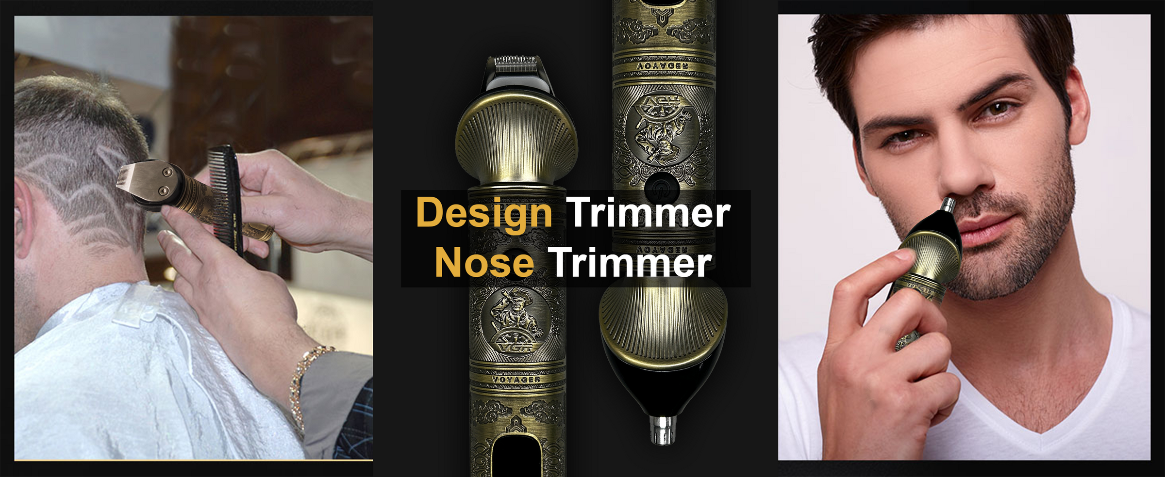 VGR V-106 Men's 16 in 1 Grooming Kit Gold