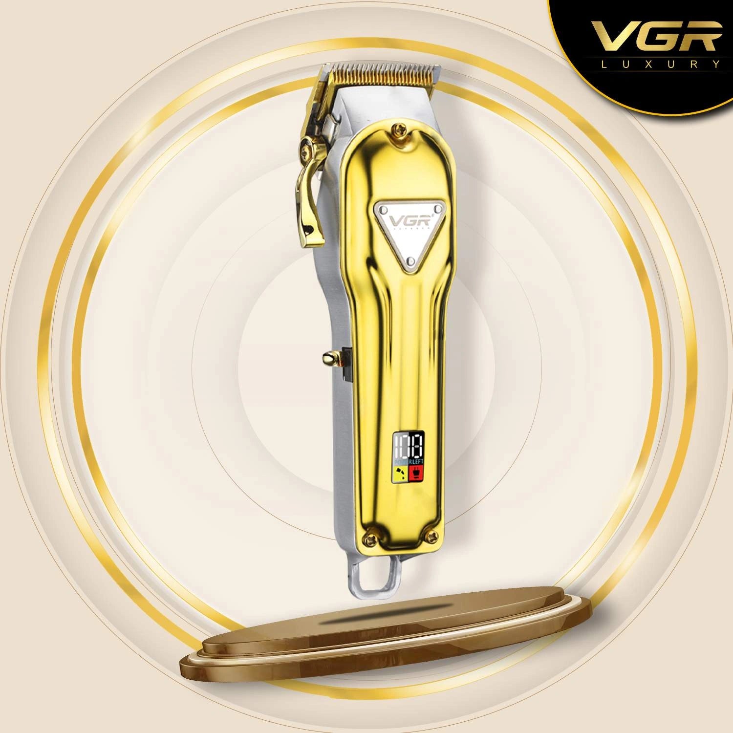 VGR V-140 Hair Clipper For Men, Gold