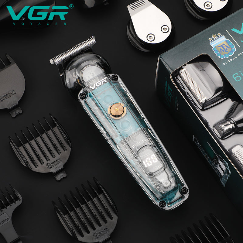 VGR V-102 Grooming Kit For Men, Clear