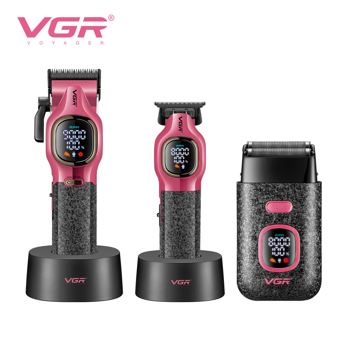 VGR V-886 S3 Professional Barber Combo Kit for Salon & Men