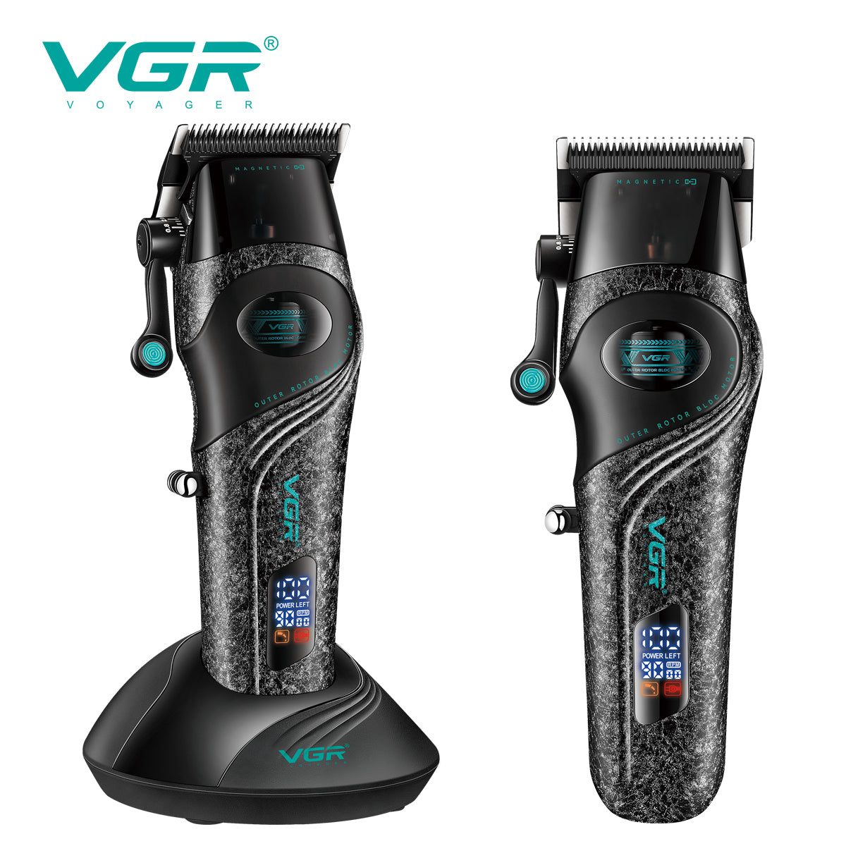 VGR V-857C Professional Hair Clipper for Salon & Men, Black