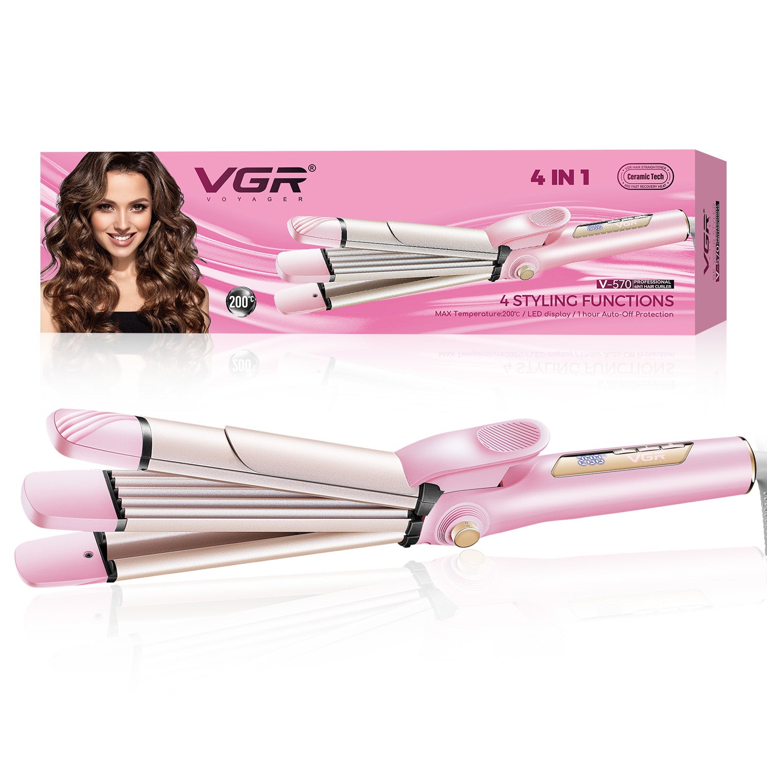 VGR V-570 4-in-1 Hair Straightening
