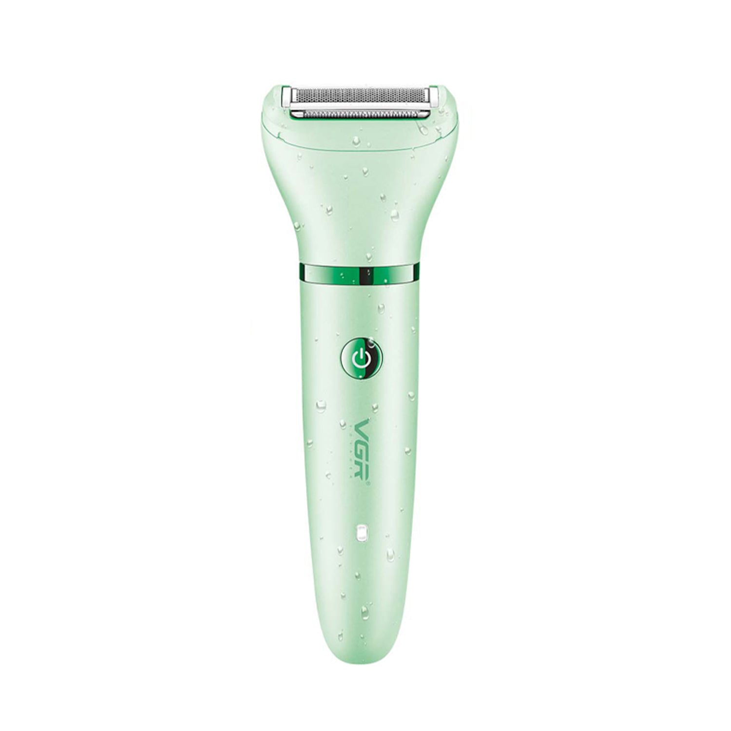 VGR V-735 Professional 3-in-1 Lady Shaver Set | Waterproof Cordless Trimmer for Women (Green/Pink)