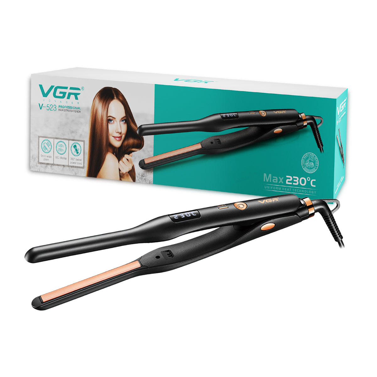 VGR V-523 Professional Hair Straightener for Women
