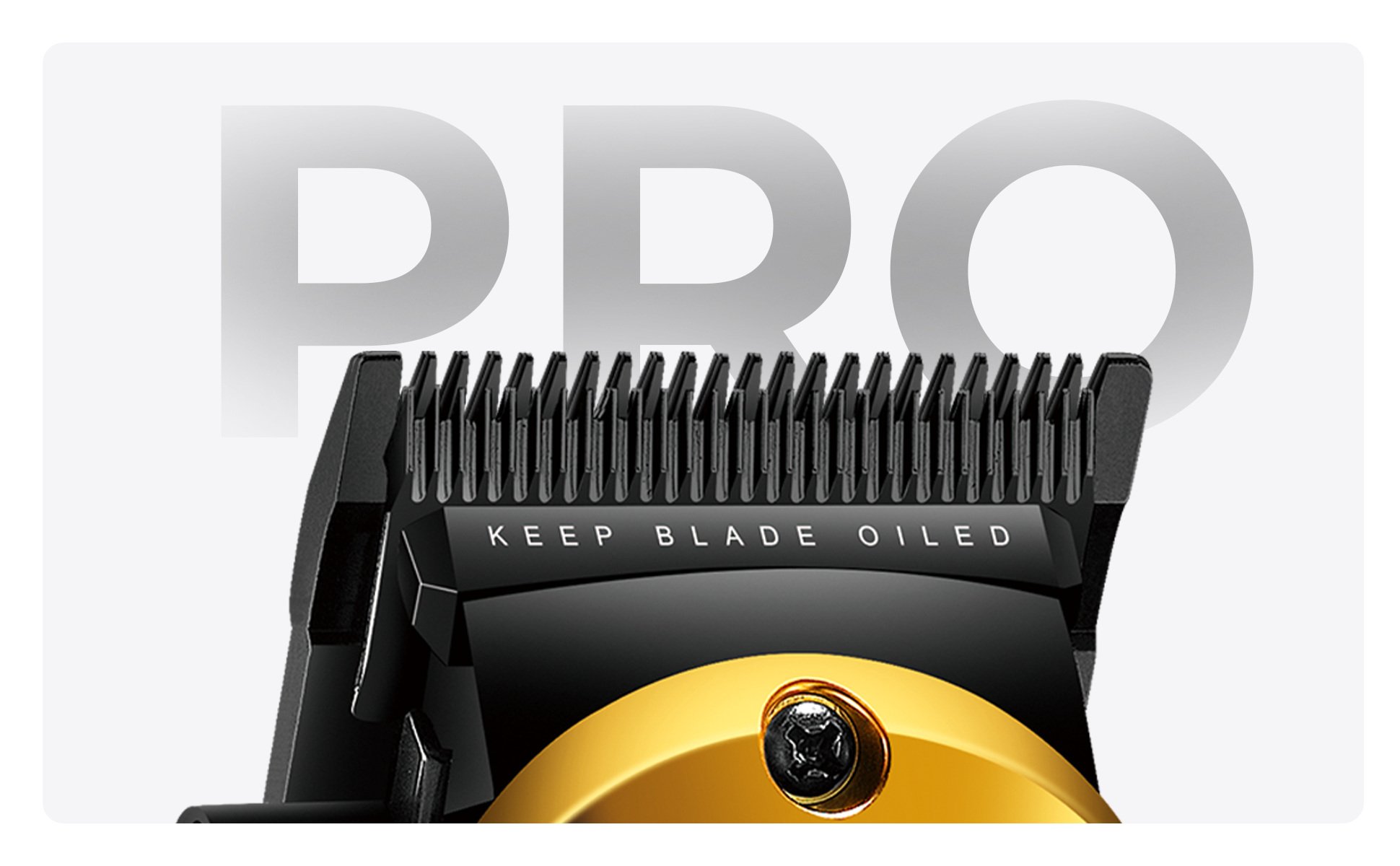 VL-786 Gold Hair Clipper for Men - Professional Limited Edition