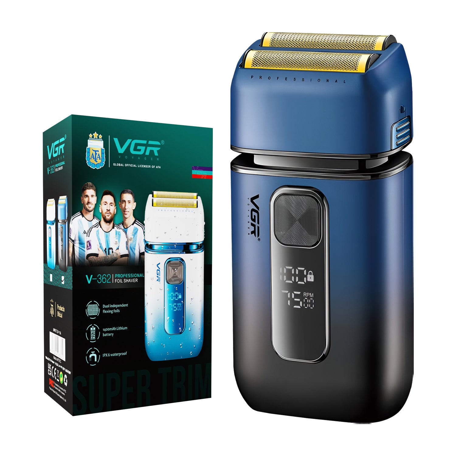 VGR V-362 SUPER TRIM Foil Shaver for Men